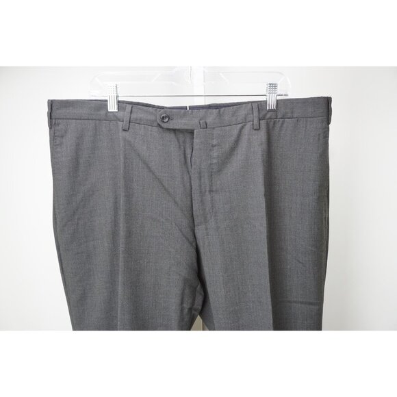 Incotex Medium Gray S120s Wool Dress Pants Sz 58 NEW